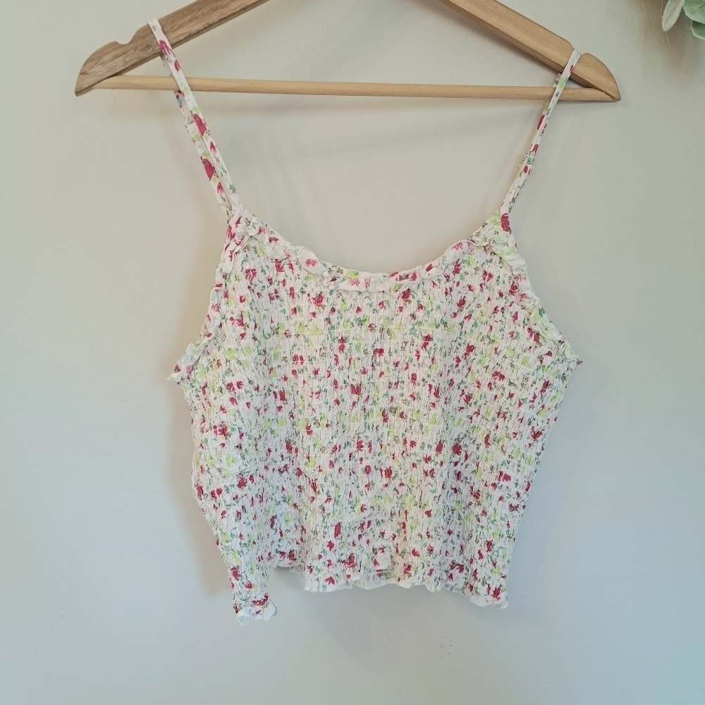 Wild Fable Floral Crop Strappy Cottagecore XL